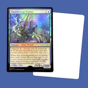 Thundertrap Trainer, signed Foil Artist Proof Card