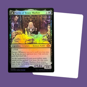 Sorin vom Haus Markov, signierte Foil Artist Proof Karte