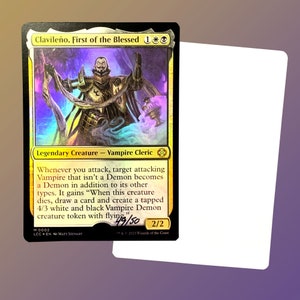 Clavileño, Erste der Seligen, signierte Foil Artist Proof Karte