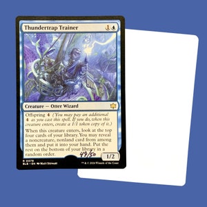 Thundertrap Trainer, signed Artist Proof Card