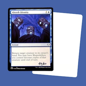 Absorb Identity signed Artist Proof Card