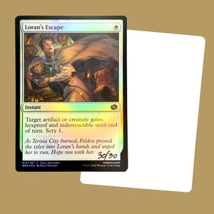 Lorcan's Escape signierte Foil Artist Proof Karte