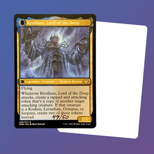 Krothuss, Lord of the Deep signed Artist Proof Card