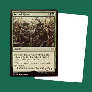 Second Harvest signed Artist Proof Card