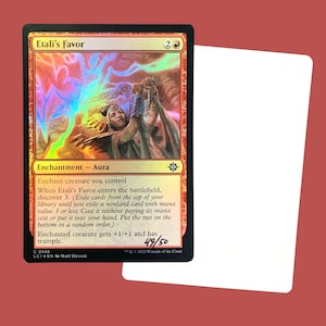 Etali&#39;s Favor, signed Foil Artist Proof Card