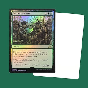 Second Harvest signed Foil Artist Proof Card
