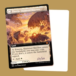 Emeria, Shattered Skyclave Signed Extended Art Artist Proof Card