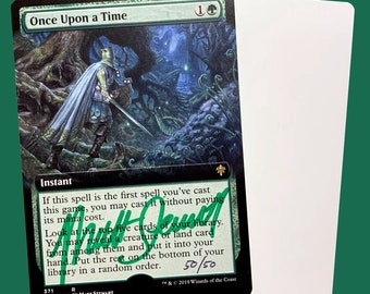 Once Upon a Time Signed Extended Art Artist Proof Card