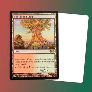 Rootbound Crag signierte Artist Proof Karte