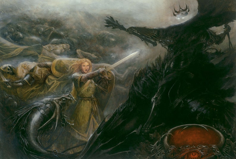 The Shield-maiden, signed giclee print image 1