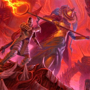 Djeru and Hazoret, signed giclee print