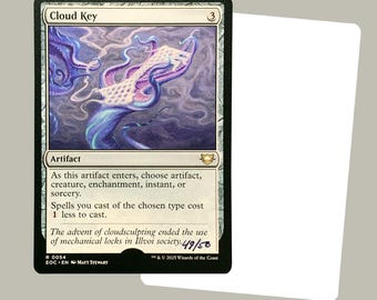 Cloud Key, Signed Artist Proof Card - Etsy