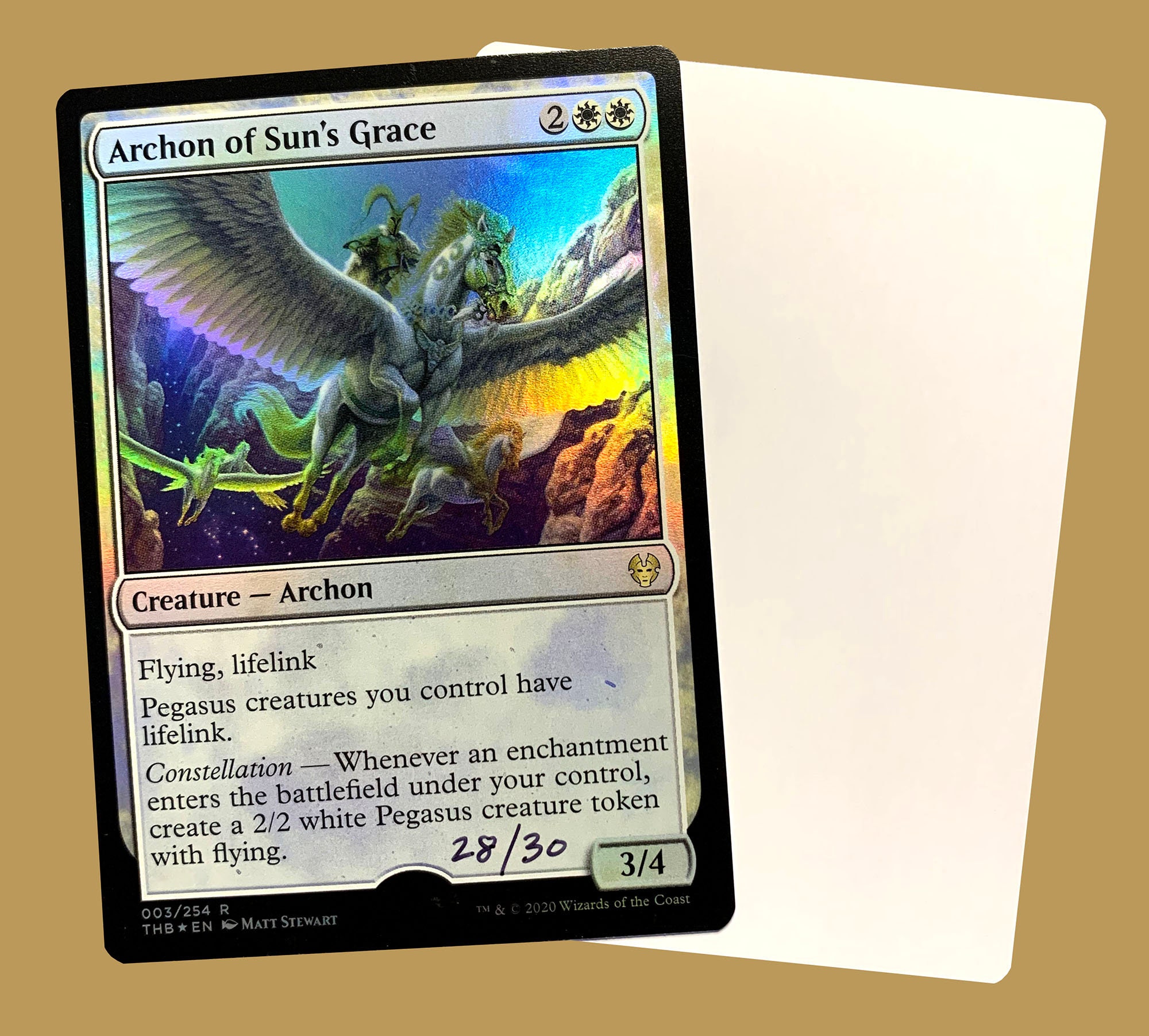 Archon of Sun's Grace Signed Foil Artist Proof Card - Etsy Israel