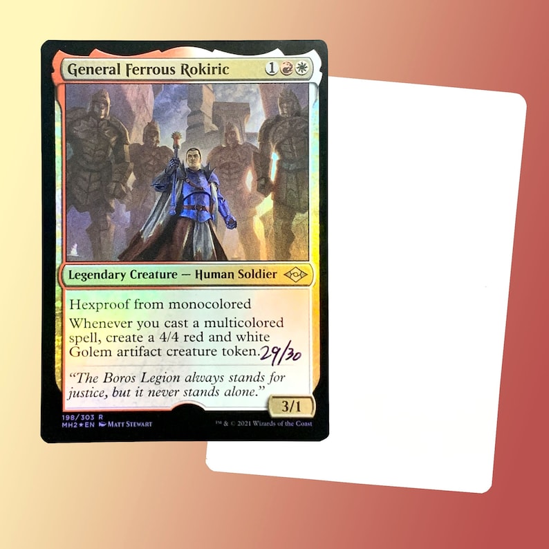 General Ferrous Rokiric Signed Foil Artist Proof Card - Etsy