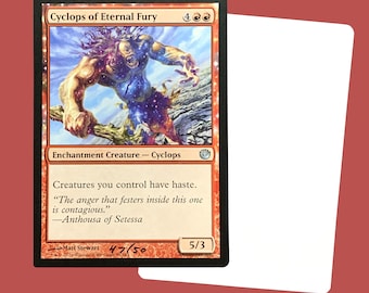 Cyclops of Eternal Fury signed Artist Proof Card