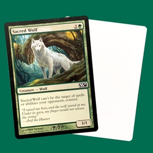 Sacred Wolf signierte Artist Proof Karte