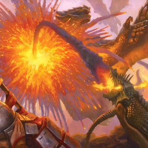 Pyrotechnics, signed giclee print