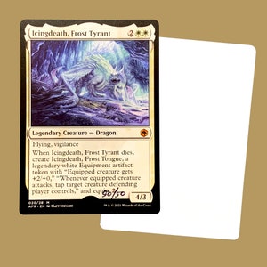 IcingDeath, Frost Tyrant signed Artist Proof Card