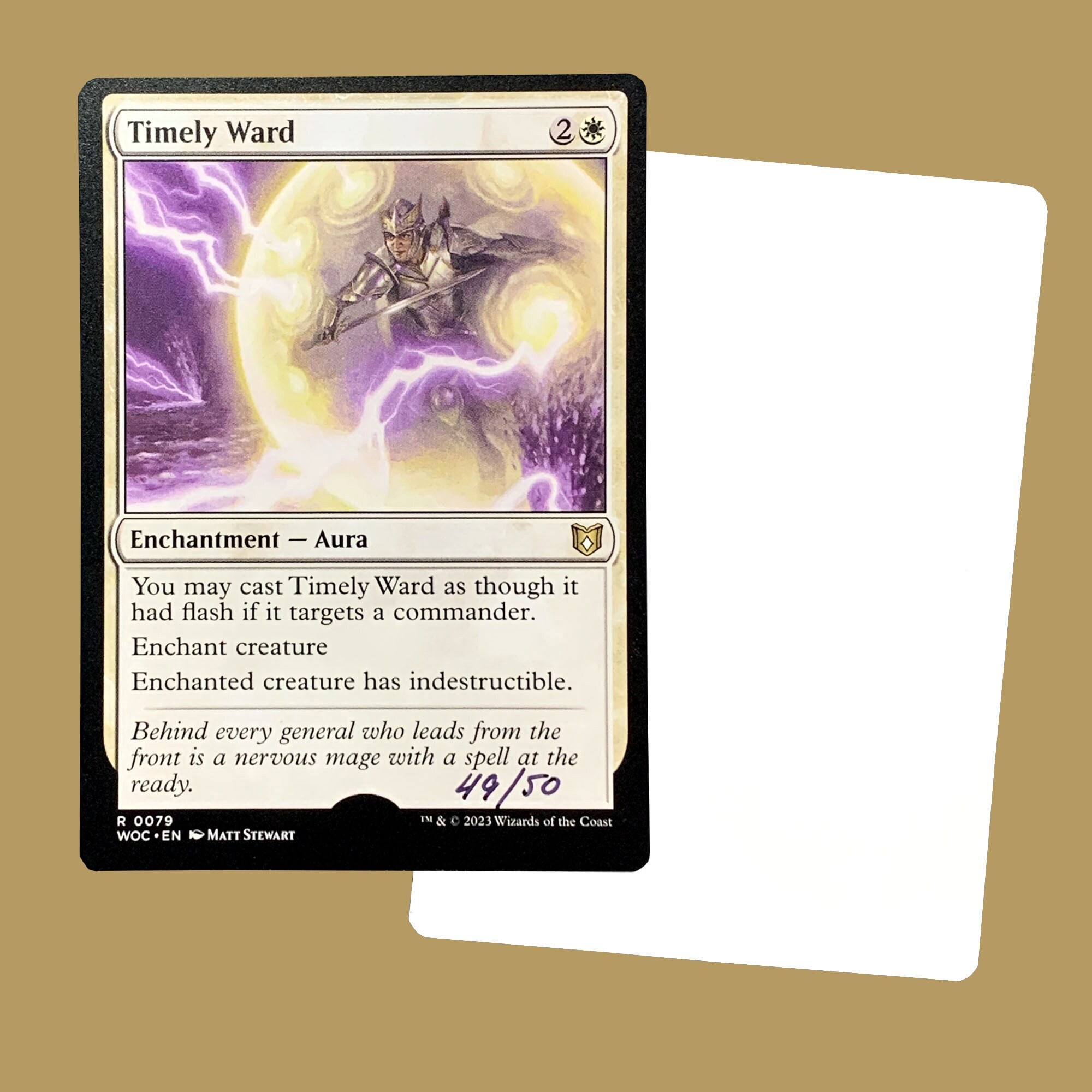 mtg cards that give ward Kwende, Pride of Femeref (Foil Etched) [Multiverse Legends]