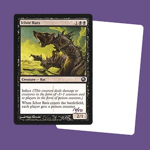 Ichor Rats signed Artist Proof Card