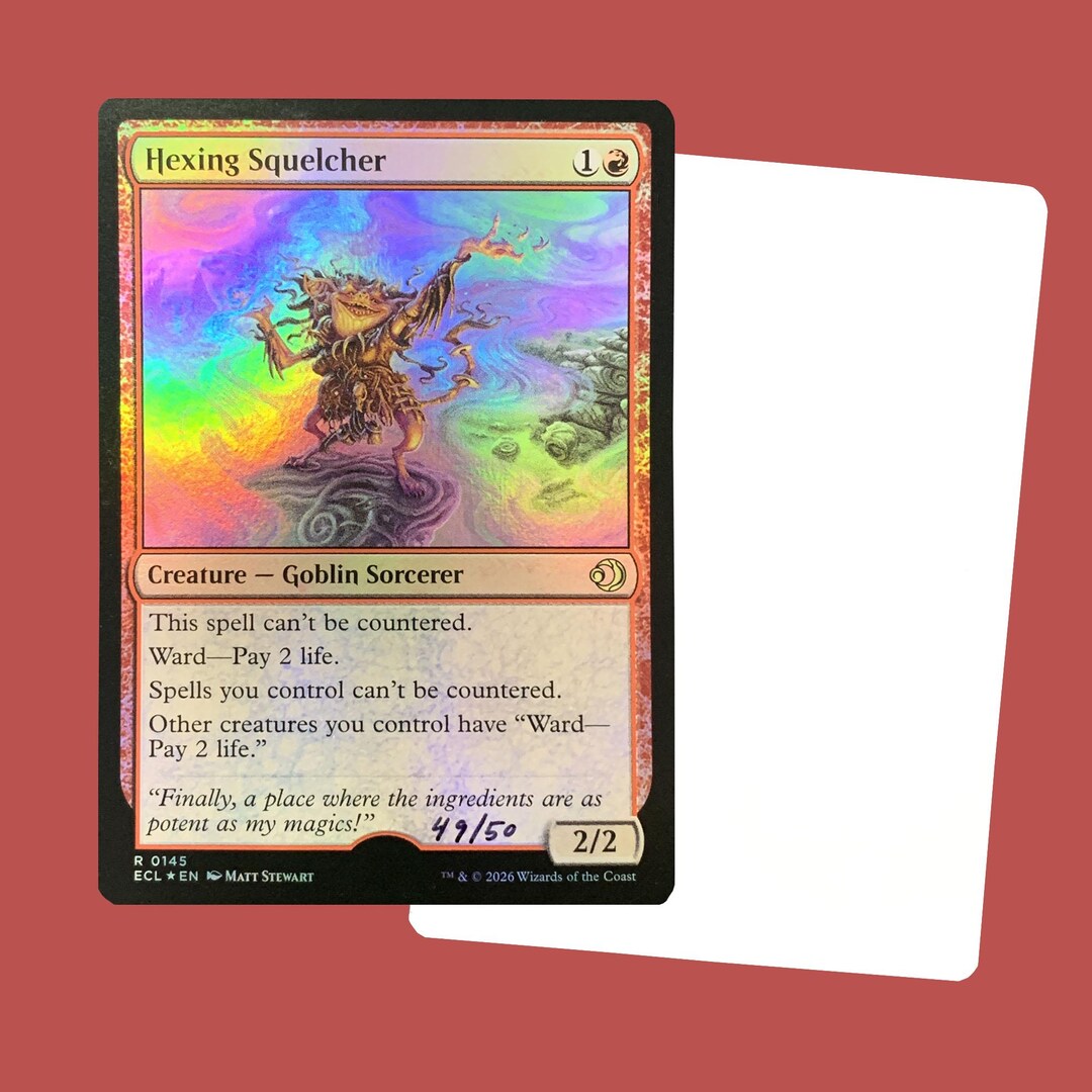 Hexing Squelcher, Signed Foil Artist Proof Card - Etsy