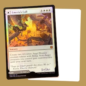 Emeria&#39;s Call signed Foil Artist Proof Card