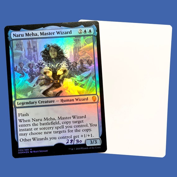 Naru Meha, Master Wizard Signed Foil Artist Proof Card - Etsy