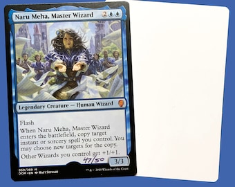 Naru Meha, Master Wizard signed Artist Proof Card