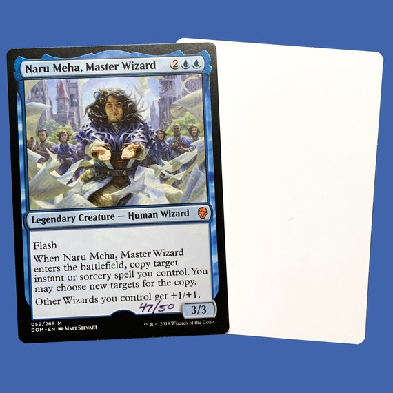 Naru Meha, Master Wizard Signed Artist Proof Card - Etsy