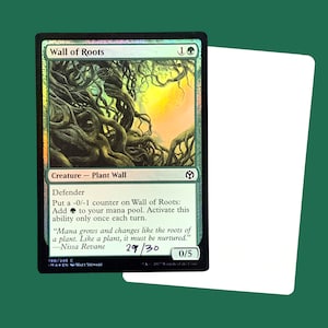 Wall of Roots (promoção de 30º aniversário) assinado Foil Artist Proof Card