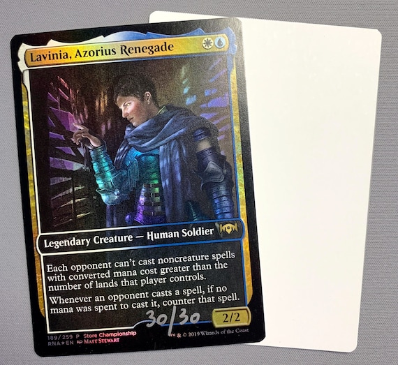 Lavinia Azorius Renegade Signed Promo Foil Artist Proof Card Etsy