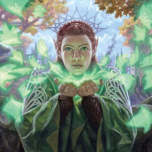 Pollenbright Druid, signed giclee print