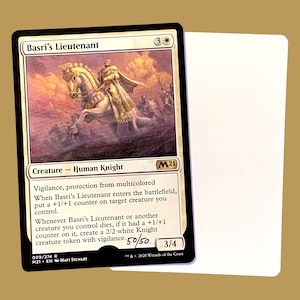 Basri&#39;s Lieutenant signed Artist Proof Card
