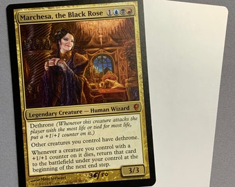 Marchesa, the Black Rose signed Artist Proof Card
