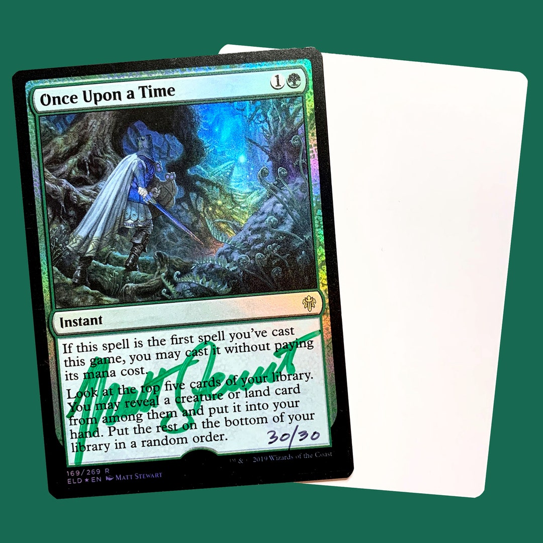 once upon a time mtg card Time: Be your own happily ever after . . . (Rockpool Mini Cards): DellaGrottaglia, Jena: 9781922786104 Books Put the rest on the bottom of your library in a random order. Once Upon a Time 