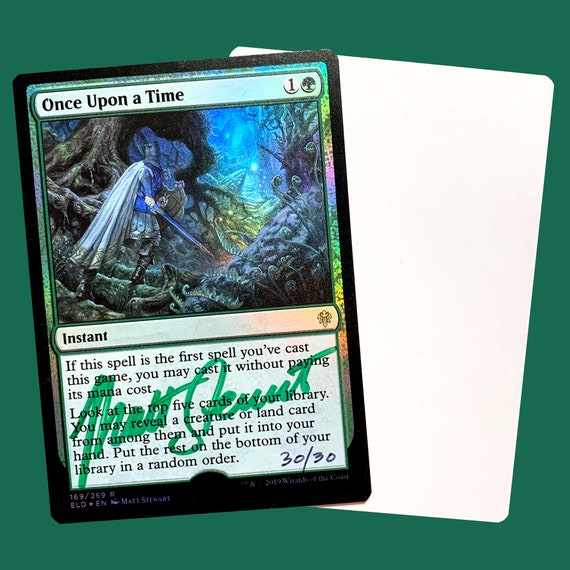 Once Upon a Time Signed Foil Artist Proof Card - Etsy UK
