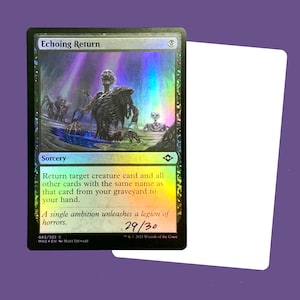 Echoing Return signed Foil Artist Proof Card