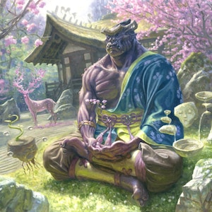 Kosei, Penitent Warlord, signed giclee print