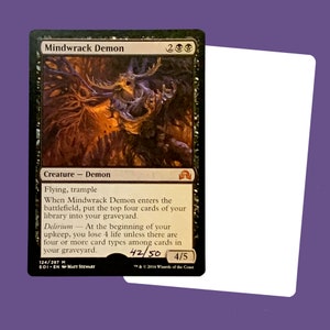 Mindwrack Demon, signed Artist Proof Card