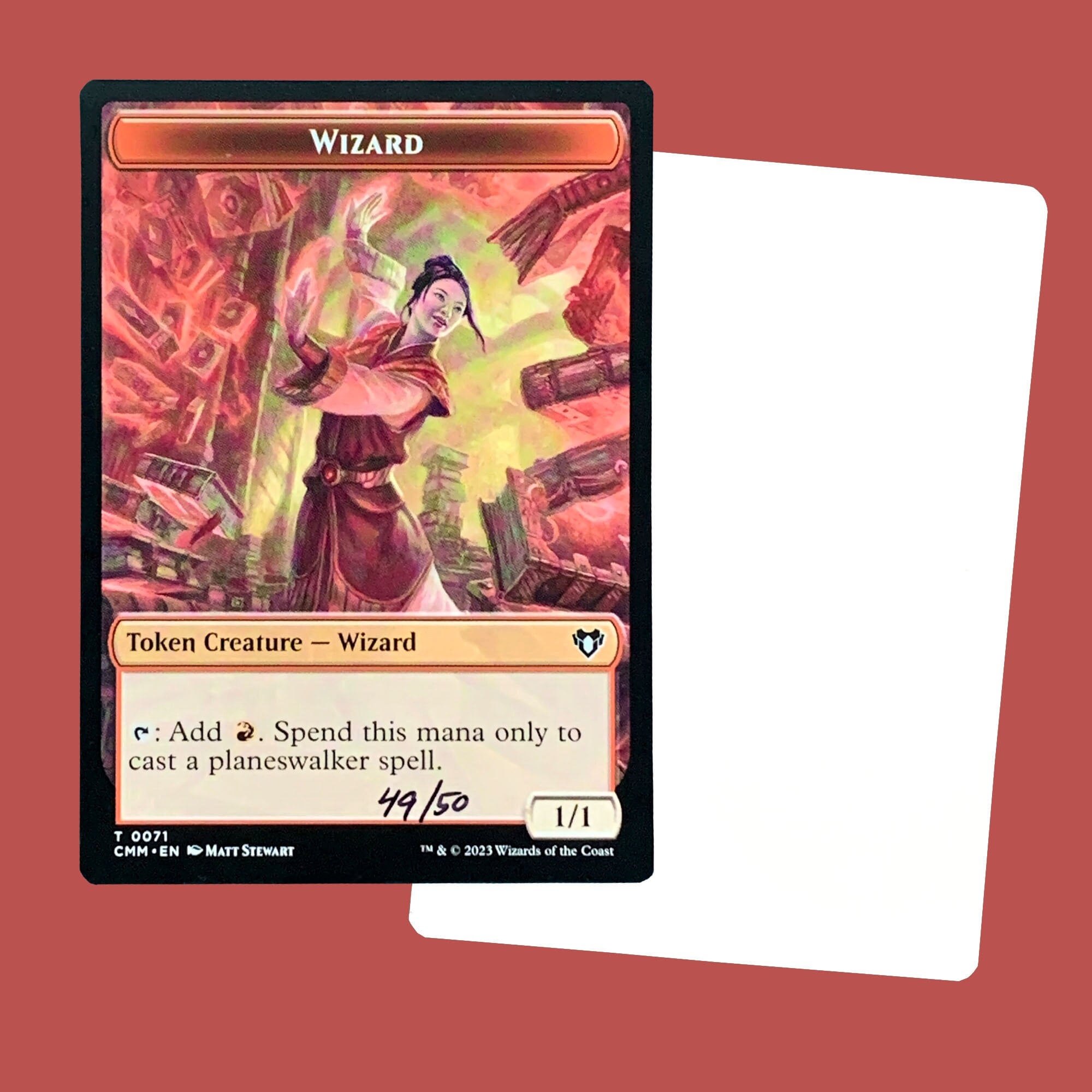 mtg cards that create wizard tokens Hero Token (04) // Wizard Token (15) [FINAL FANTASY: Tokens] [Foil]  Face  to Face Games