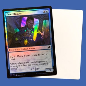 Facet Reader signed Foil Artist Proof Card