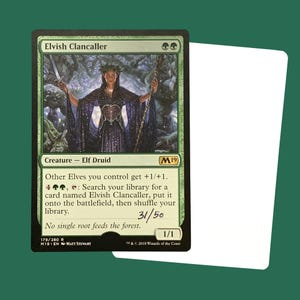 Elvish Clancaller signed Artist Proof Card