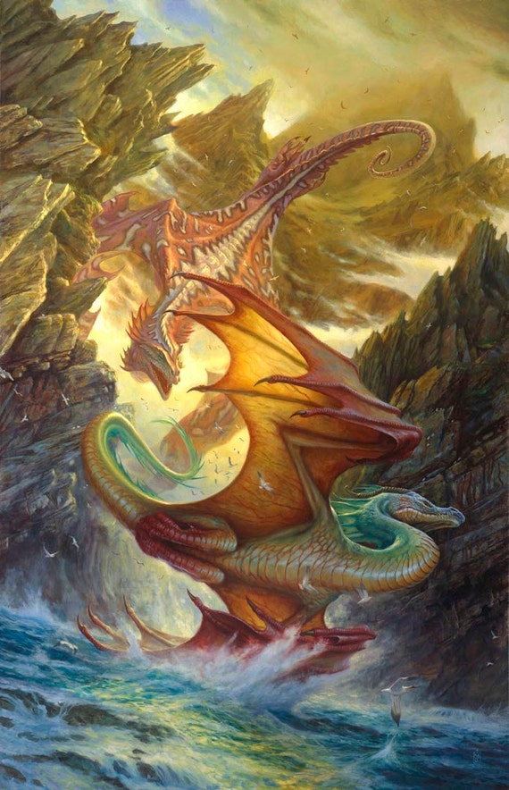 Chase, signed giclee print