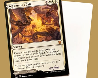 Llamada de Emeria firmada Artist Proof Card