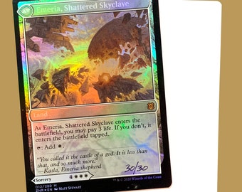Emeria, Shattered Skyclave firmado Foil Artist Proof Card