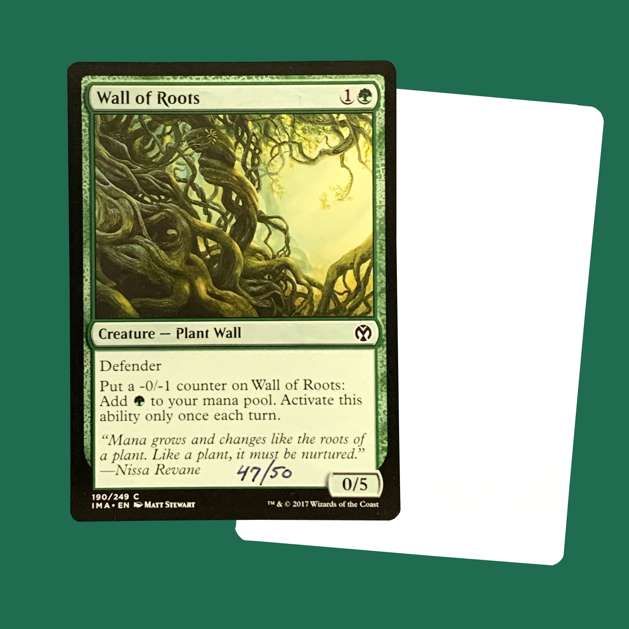 Wall of Roots (iconic Masters) Signed Artist Proof Card - Etsy