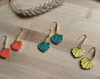 Seashell earrings