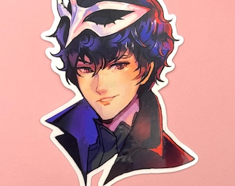 Joker Persona 5 Royal Die Cut Sticker | Phantom Thief Waterproof Vinyl Sticker | Akira Kurusu