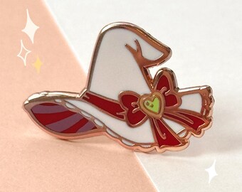 Witch Hat Enamel Pin | Cute Witchy Cottagecore Lapel Pin