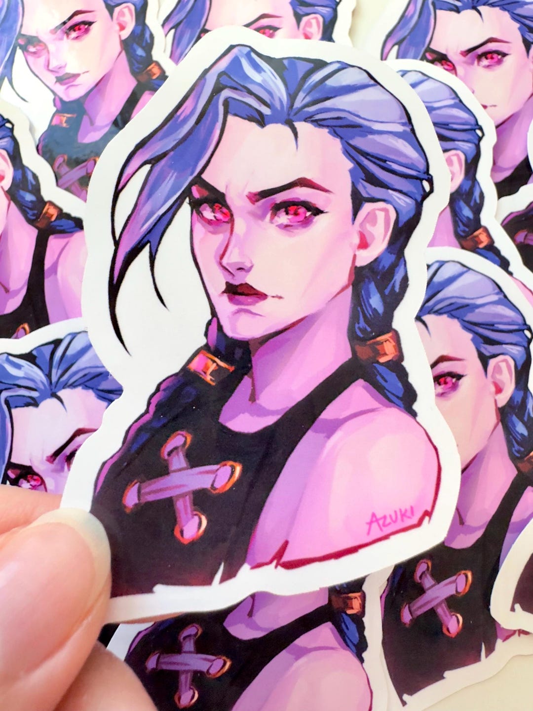 Arcane Stickers - League of Legends - Jinx Sticker - Vinyl Stickers - Etsy